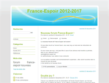 Tablet Screenshot of france-espoir.net